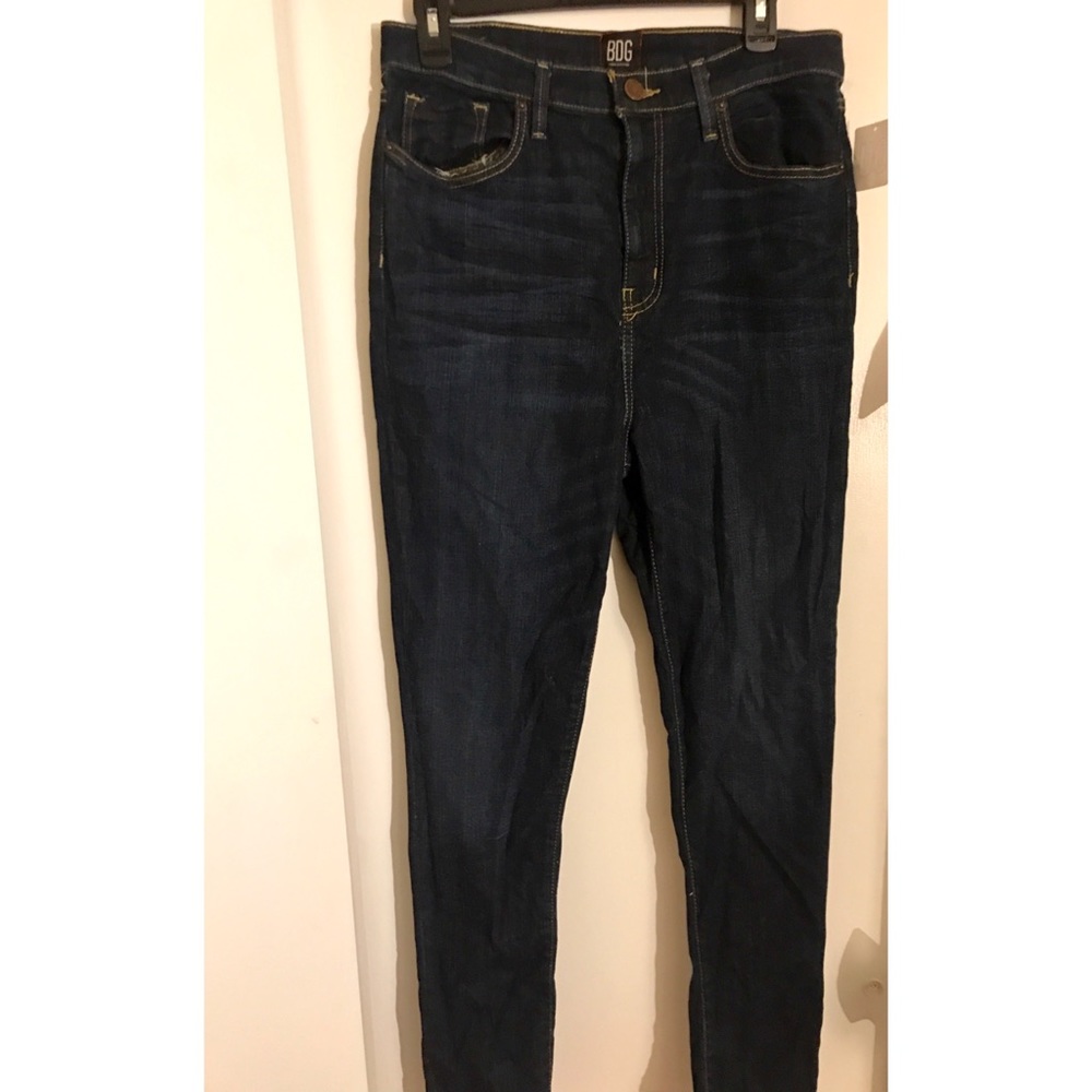 Urban Outfitters High Waist Twig Dark Wash Jean 30